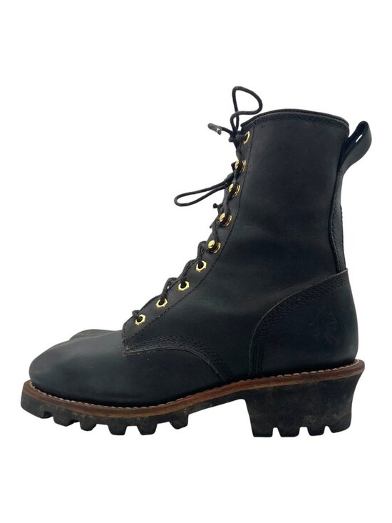 Chippewa Logger Oiled Leather Work Boots 73015 Men\'s 8.5 Vibram Sole Waterproof main image 5